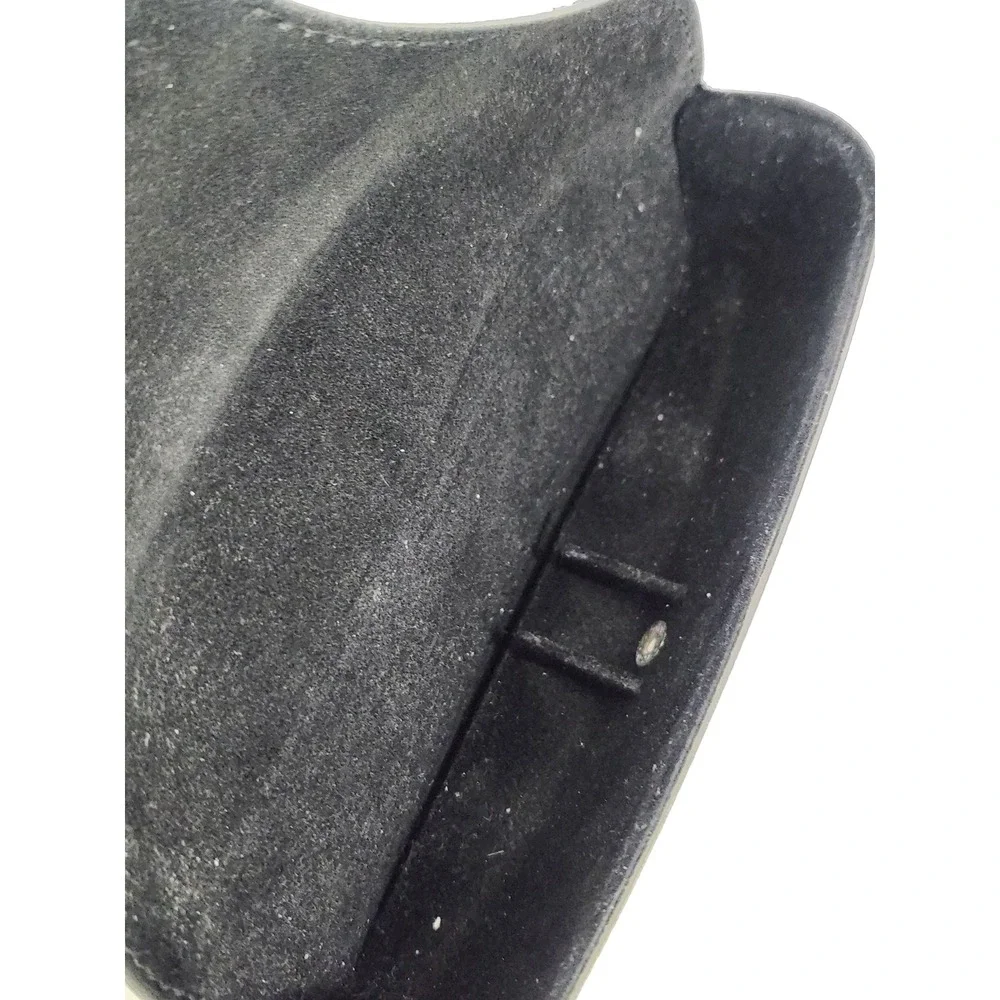 Ray-Ban Sunglasses Case Unisex OS Black Pebbled Snap Luxottica